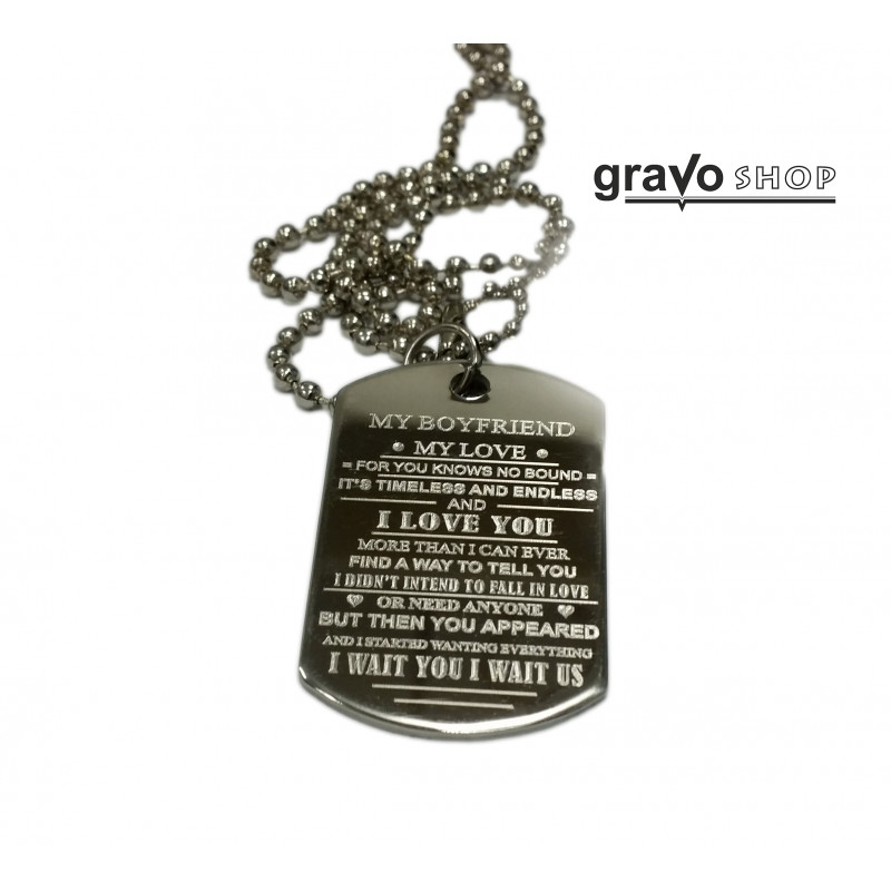 Army Dog Tag with customisation